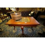 Indian brass tray topped table