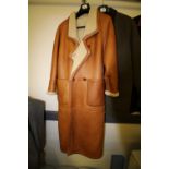 Ladies full length Sheepskin coat by Gavin Brown, London