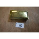 Ges-Gesch brass stamp box