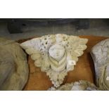 Cherubs Face - wall mounted plaque