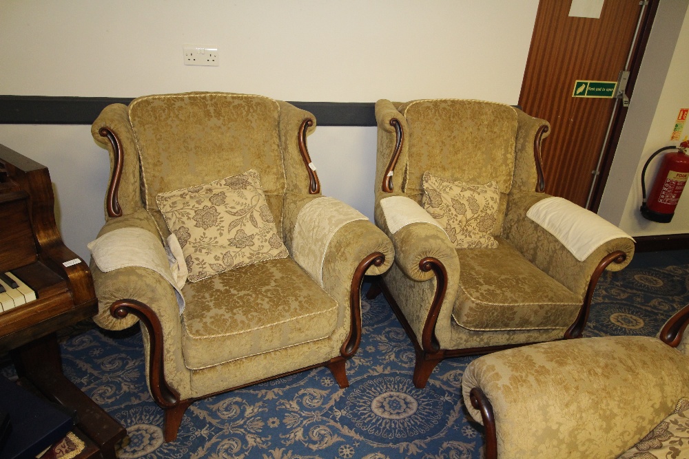 Modern 3-piece suite - Image 2 of 2
