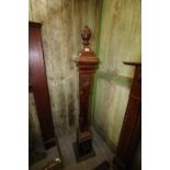 Mahogany Newel Post