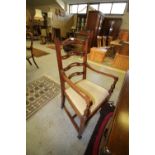 Set of six Victorian ladder back chairs, RD no. 645757