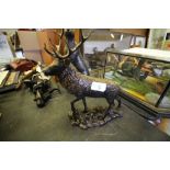 BFA Studio bronze (resin) stag, A28722