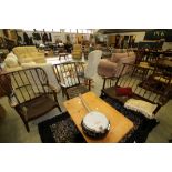 Dark Ercol 3 piece suite