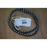 Black Freshwater Pearl Necklace