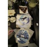 Royal Worcester Dambusters plates and mug