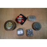 Selection of vintage powder compacts