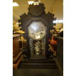 Ebonised American Mantel Clock