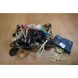 Box of costume jewellery