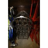 Metal wine rack