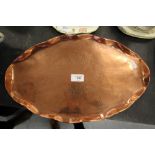 Copper Fish Design Tray - Newlyn Style