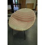 Wicker Work Sputnik Chair