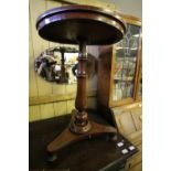 Victorian mahogany round tripod table