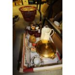 Box of Pottery, Aga Teapot, Royal Worcester etc