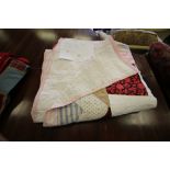 Patchwork quilt - triangles and squares