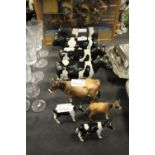 Quantity of Beswick cattle, some af