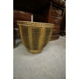 Giltwood & Cane Planter with liner