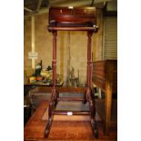 Mahogany coat/trouser stand