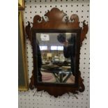 Georgian fret framed mirror