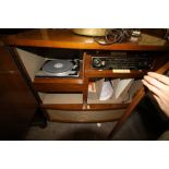 Vintage Bush radiogram with Garrard turntable
