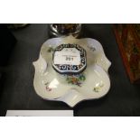 Faience Patch box & Vienna Dish