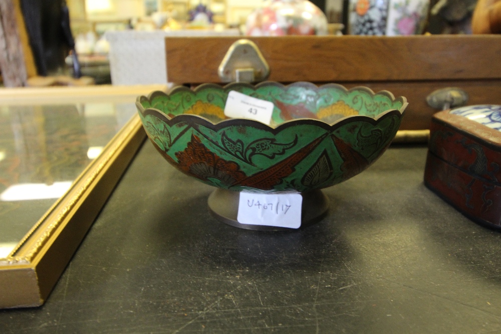 Vintage cloisonne bowl