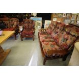 Hardwood 3pc lounge suite