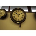 Oak Cased Station style Clock