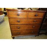 19th century oak chest of drawers