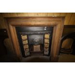 Pitch pine fire surround - wooden surround only not cast iron inner