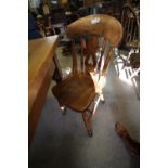 3 elm seated kitchen chairs