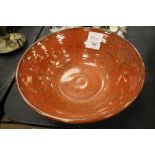 Speckled Art Pottery Bowl