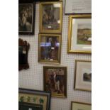 3 'Dickens' oil paintings