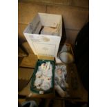 5 boxes of mixed china