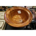 Turned Wooden Bowl NZ Kauri