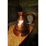 c19th Copper Flagon