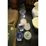 Caithness glass & similar posy vases & bowls