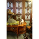 18 Mahogany & Glass Decorative Doors/panelling (8ft)
