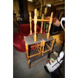 4 woven stools