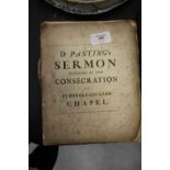 Pamphlet - 'Dr Panting's Sermon'