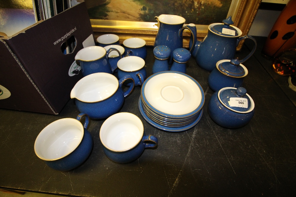 Blue Denby Teawares