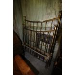 Victorian brass bed ends