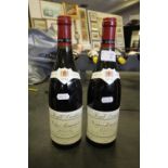 Two 75cl bottles Drouhin Les Petits Monts Vosne-Romanee 2004