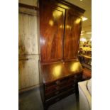 Mahogany bureau bookcase