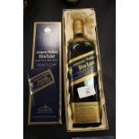 75cl Bottle Johnnie Walker Blue Label Whisky - Bottle No: P12247 JW, Boxed