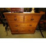 Mahogany 2/2 chest of drawers