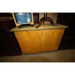 Vintage school cupboard/desk