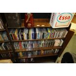 Bookcase and a cabinet of CDs, DVDs etc