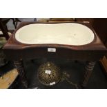 19th century mahogany Bidet